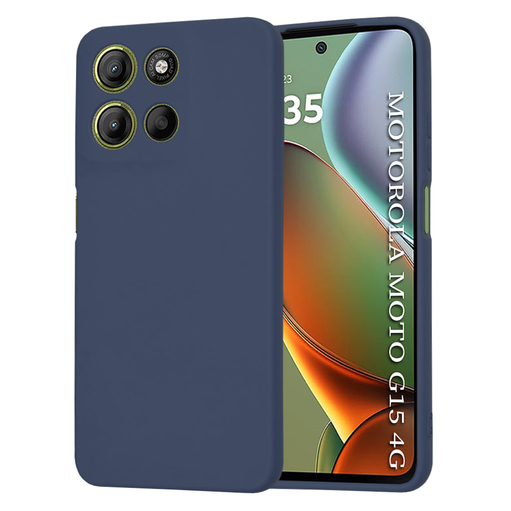 TechSuit Husa de protectie Techsuit SoftFlex compatibil cu Motorola Moto G15 / G15 Power / G17 / G17 Power, Bleumarin