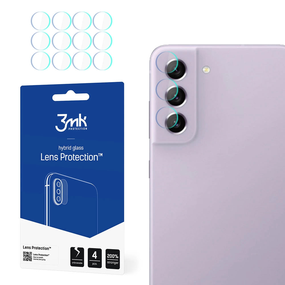 3mk - Lens Protection (4 pack) - Samsung Galaxy S21 FE 5G - Clear