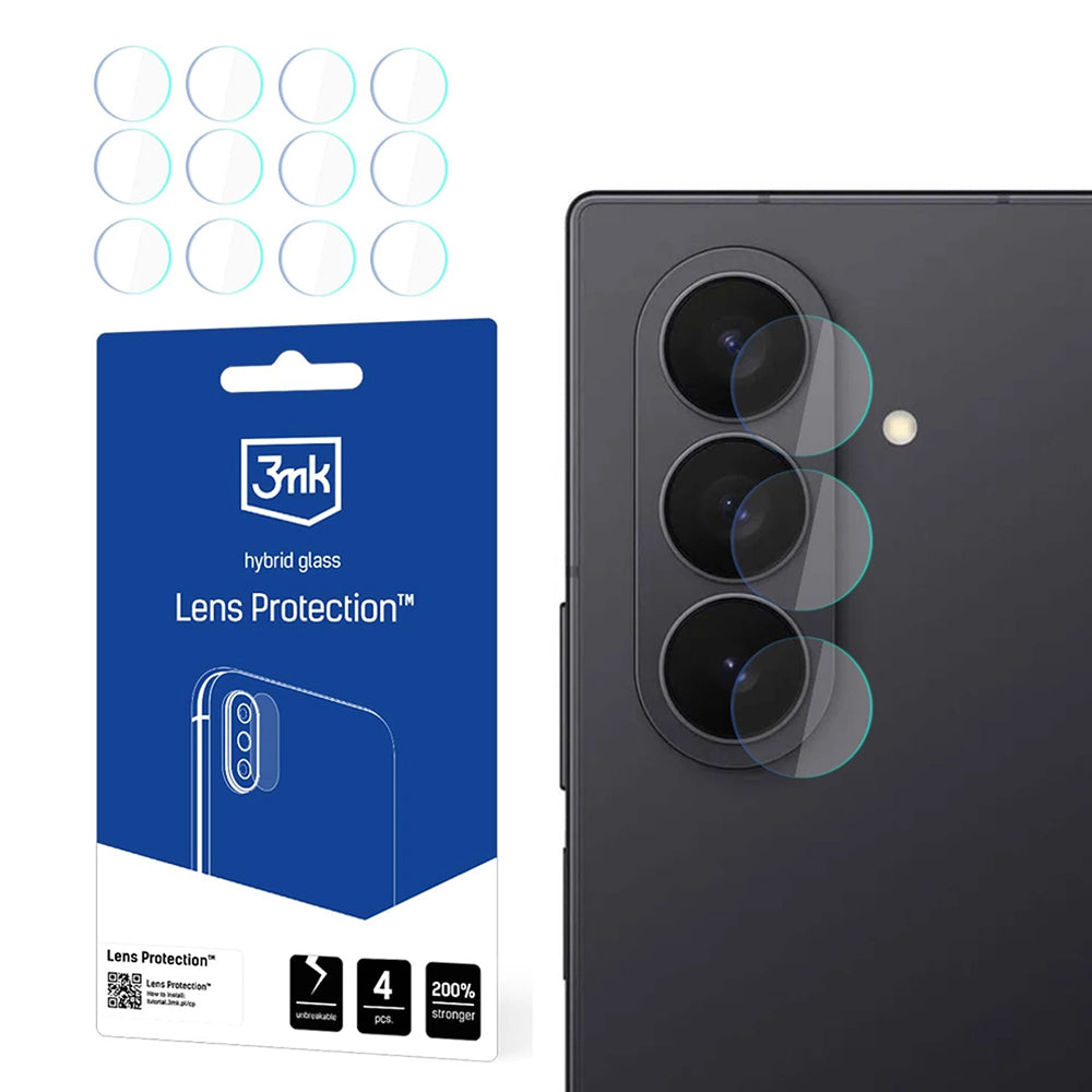 3mk - Lens Protection (4 pack) - Samsung Galaxy Z Fold7 - Clear