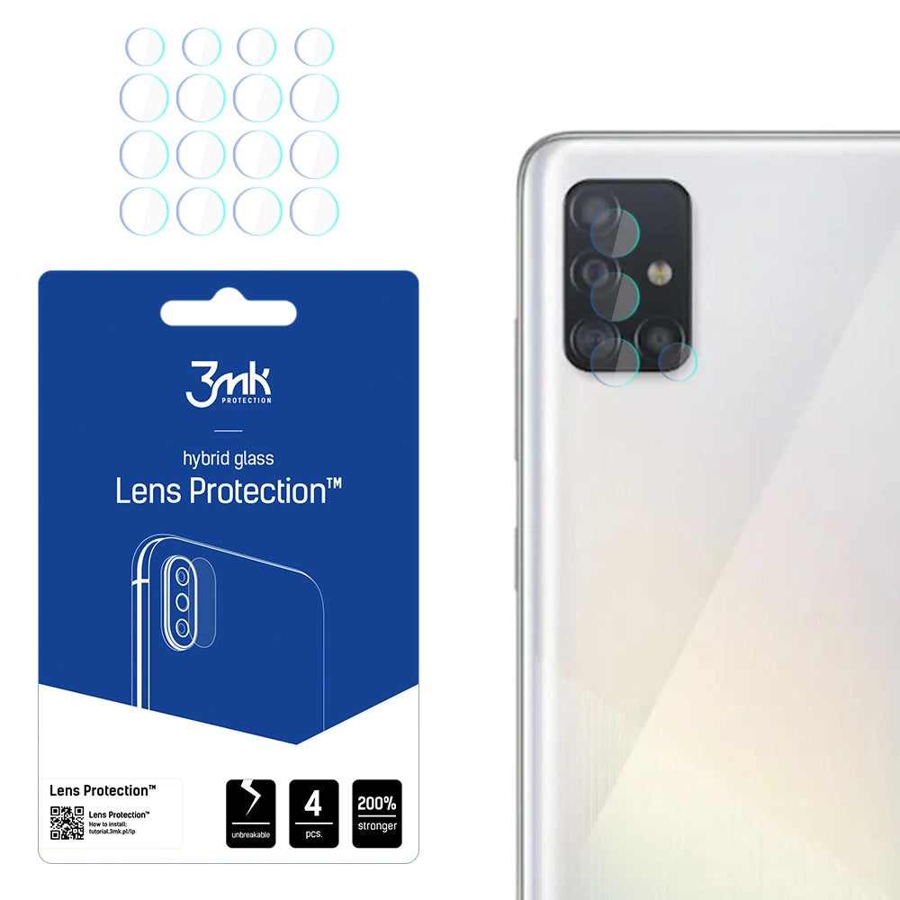 3mk - Lens Protection (4 pack) - Samsung Galaxy A52 4G / A52 5G / A52s 5G - Clear