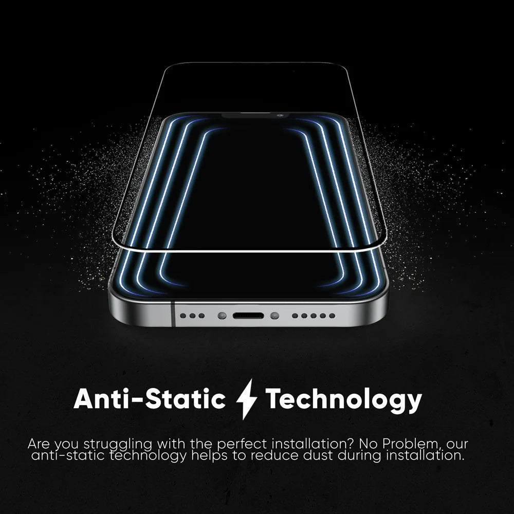 ANANK - 3D Invisible 5X Reinforced Edge to Edge - iPhone 17 - Black
