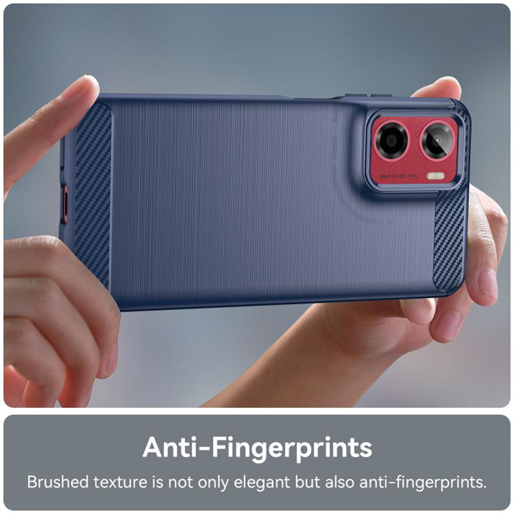 Techsuit - Carbon Silicone - Motorola Moto G05 / E15 - Blue
