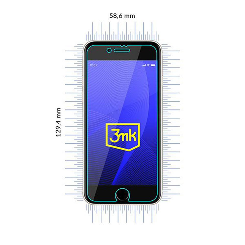 3mk - FlexibleGlass - iPhone 7 / iPhone 8 / iPhone SE 2, SE 2020 / iPhone SE 3, SE 2022 - Clear