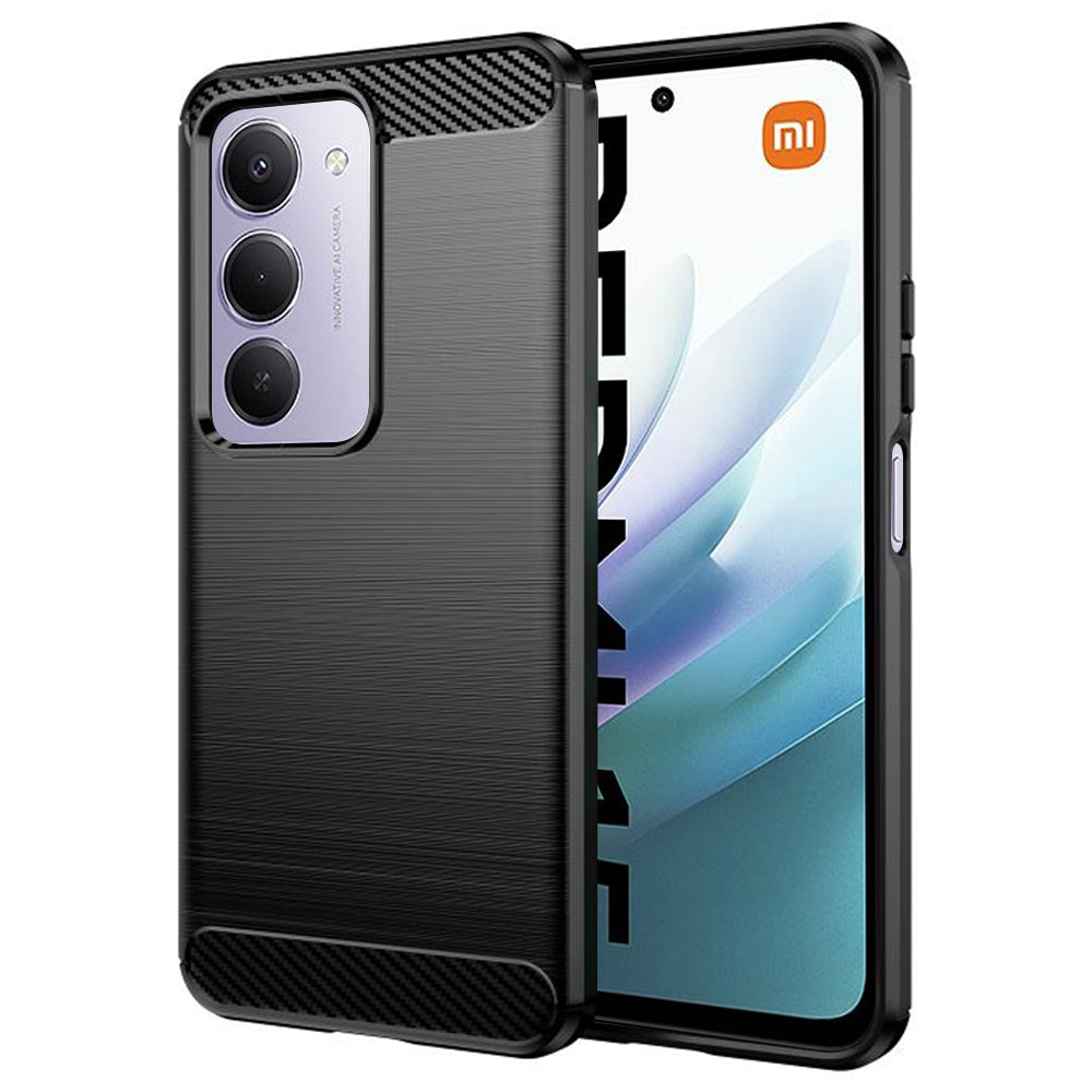 Techsuit - Carbon Silicone - Xiaomi Redmi 15 4G / Redmi 15 5G - Black