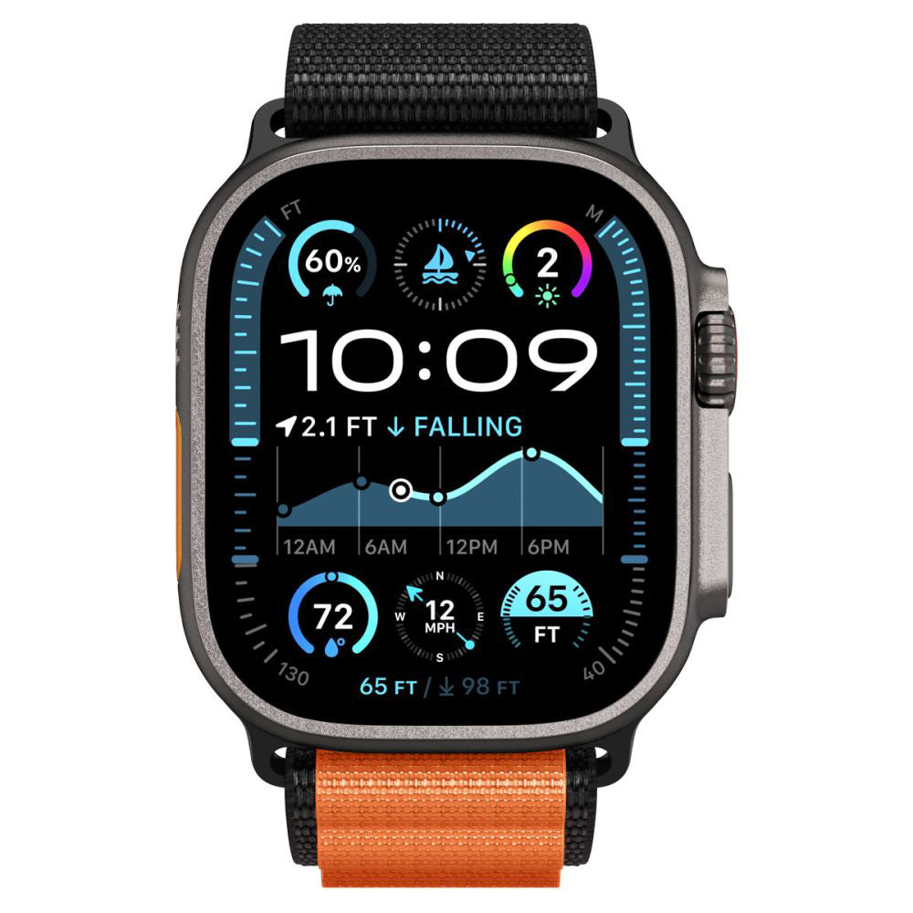 Spigen Curea smartwatch Spigen Watchband WBF1 (AMP10145) compatibil cu Apple Watch 6/7/8/9/10/11/SE/SE 2/SE 3/ Ultra/Ult