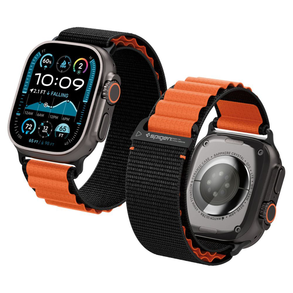 Spigen Curea smartwatch Spigen Watchband WBF1 (AMP10145) compatibil cu Apple Watch 6/7/8/9/10/11/SE/SE 2/SE 3/ Ultra/Ult