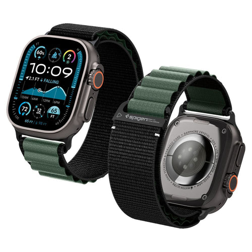 Spigen Curea smartwatch Spigen Watchband WBF1 (AMP10223) compatibil cu Apple Watch 6/7/8/9/10/11/SE/SE 2/SE 3/ Ultra/Ult
