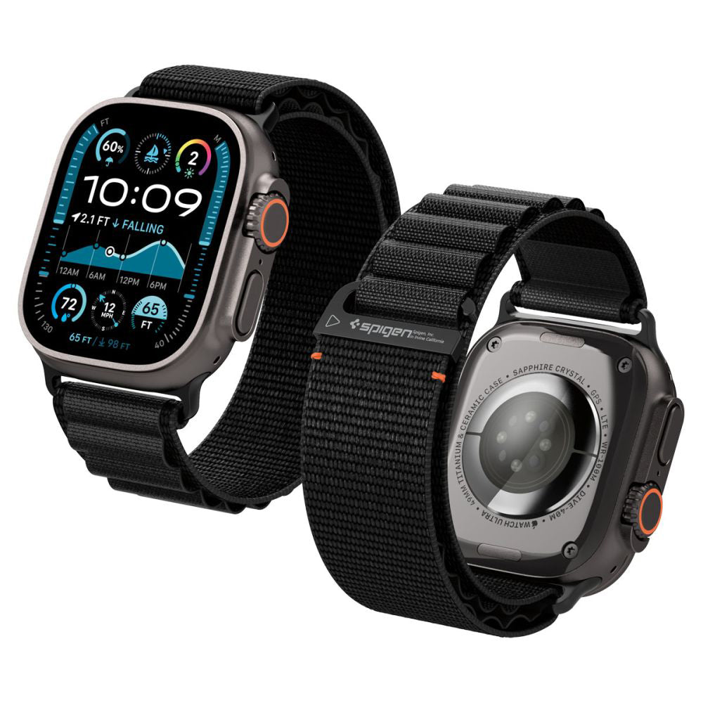Spigen Curea smartwatch Spigen Watchband WBF1 (AMP10144) compatibil cu Apple Watch 6/7/8/9/10/11/SE/SE 2/SE 3/ Ultra/Ult