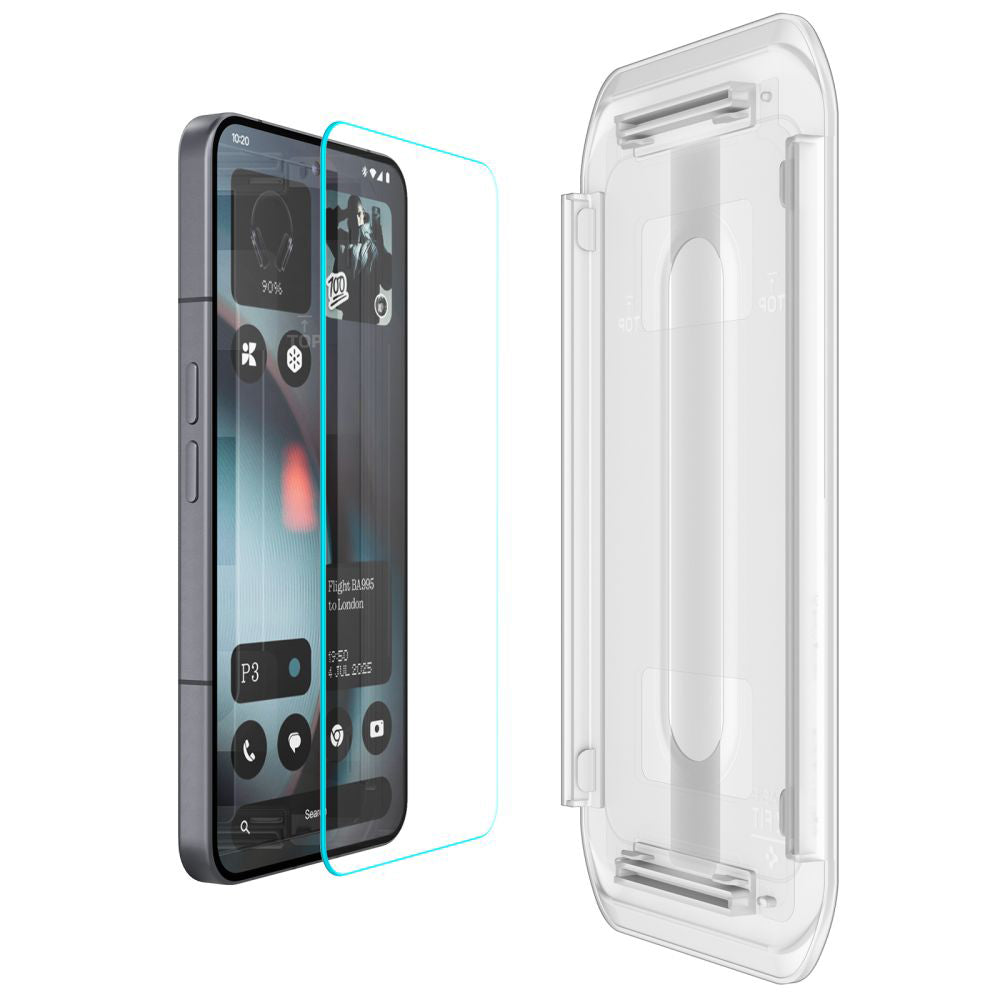 Spigen Folie de protectie Spigen (set de 2) Glas.tR EZ-FIT (AGL10165) compatibil cu Nothing Phone (3), Transparent – ima