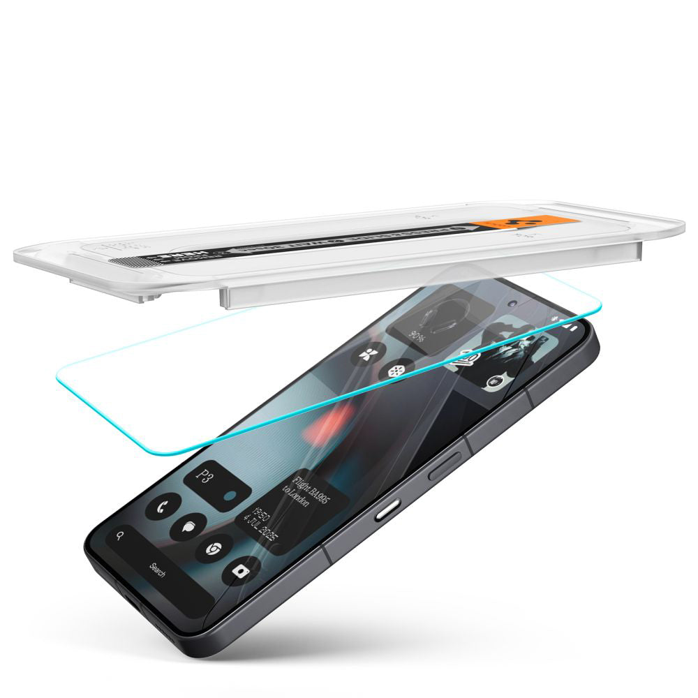 Spigen Folie de protectie Spigen (set de 2) Glas.tR EZ-FIT (AGL10165) compatibil cu Nothing Phone (3), Transparent – ima
