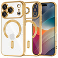 Techsuit - Luxury Crystal MagSafe - iPhone 17 Pro - Gold