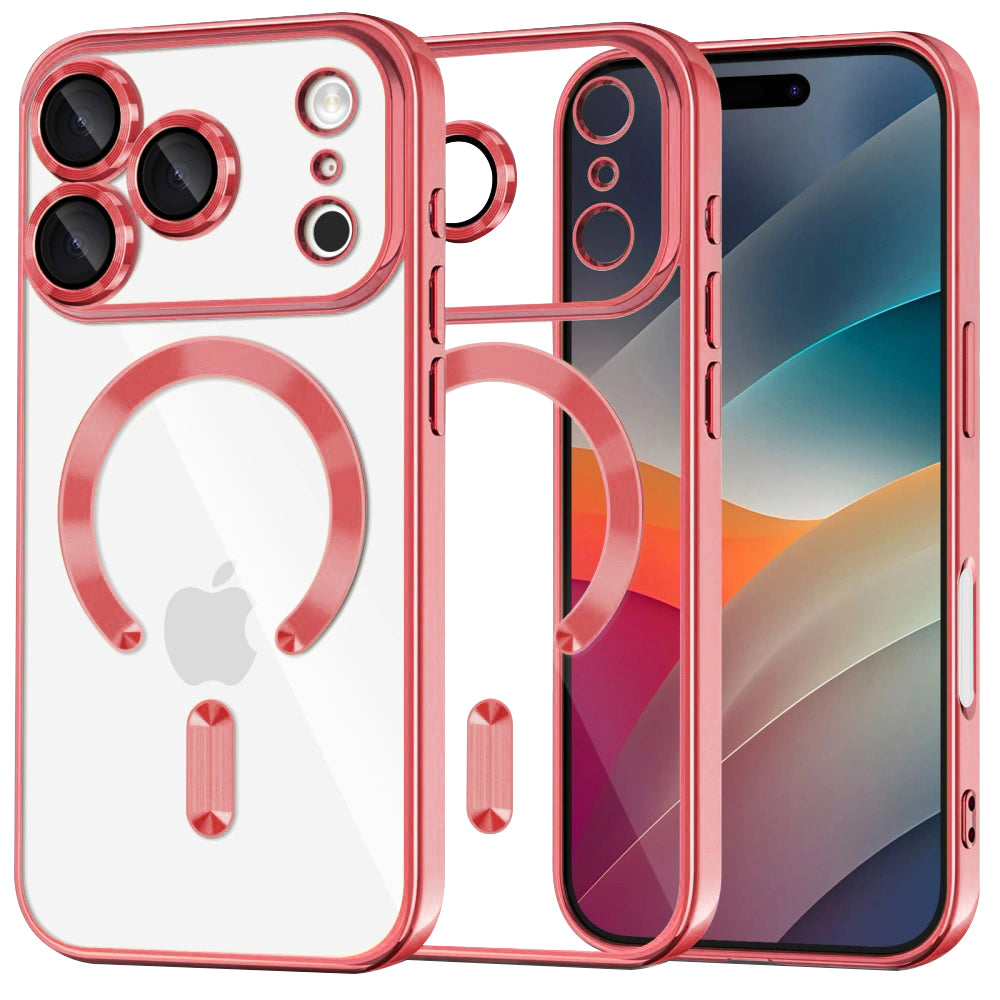 Techsuit - Luxury Crystal MagSafe - iPhone 17 Pro Max - Red