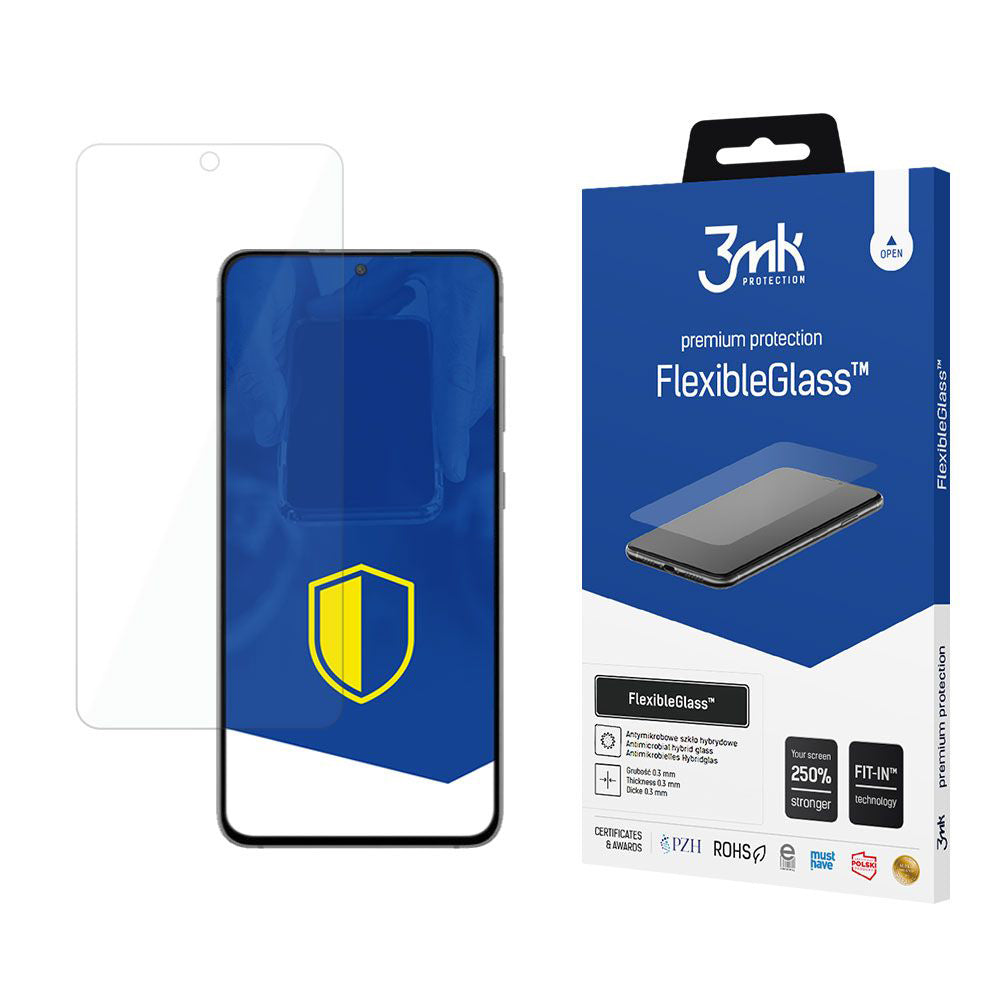 3mk Folie de protectie 3mk FlexibleGlass compatibil cu Samsung Galaxy S21 FE 5G, Transparent