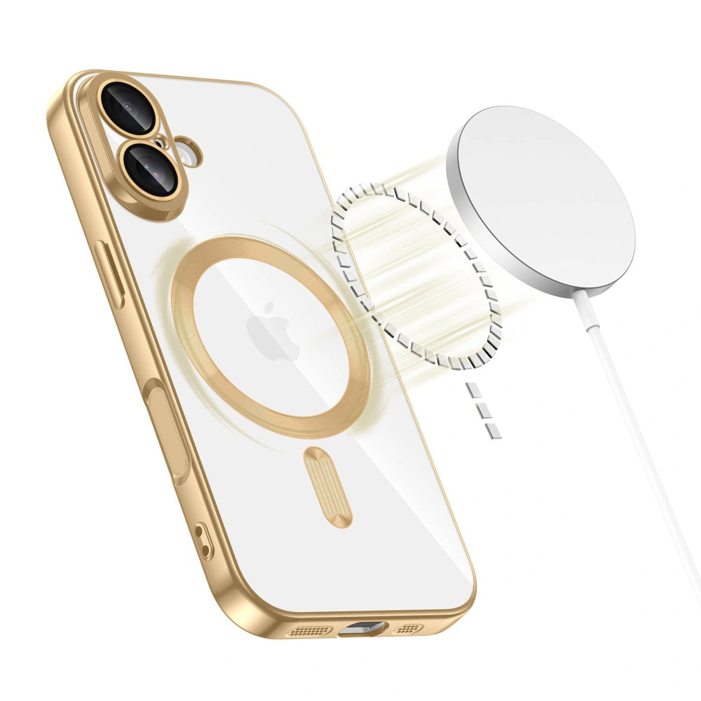 Techsuit - Luxury Crystal MagSafe - iPhone 17 - Silver