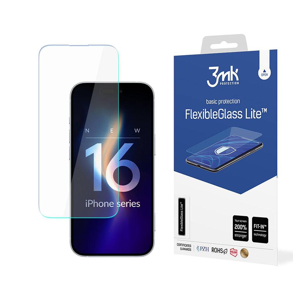 3mk - FlexibleGlass Lite - iPhone 16 Pro Max - Clear