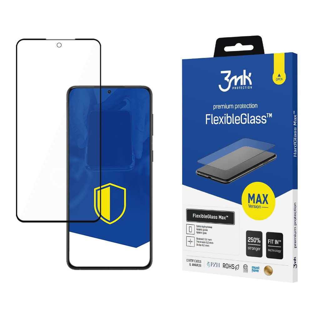 3mk - FlexibleGlass Max - Samsung Galaxy S24 - Black