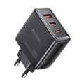 Incarcator Yesido (YC144), 2x USB-C / USB-A, 65W, GaN, Negru