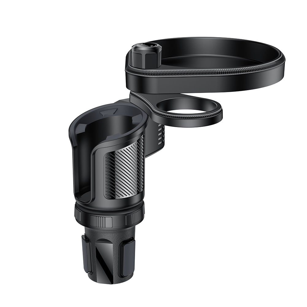 Yesido - 3in1 Car Cup Holder (C180) - Adjustable Rotation Base, Storage Expansion, Easy Installation, Firmly Fixed - Bla