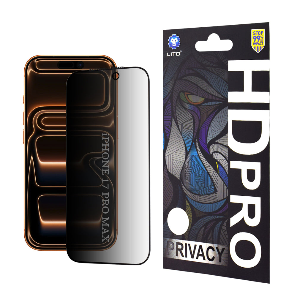 Lito - HD Pro Privacy - iPhone 17 Pro Max - Black