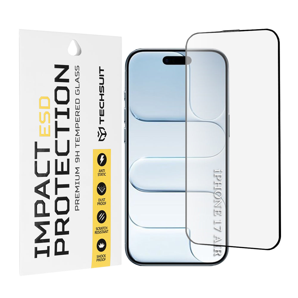 Techsuit - ESD Glass - iPhone 17 Air - Black