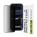 Techsuit - 111D Privacy Full Glue - iPhone 17 Pro - Black
