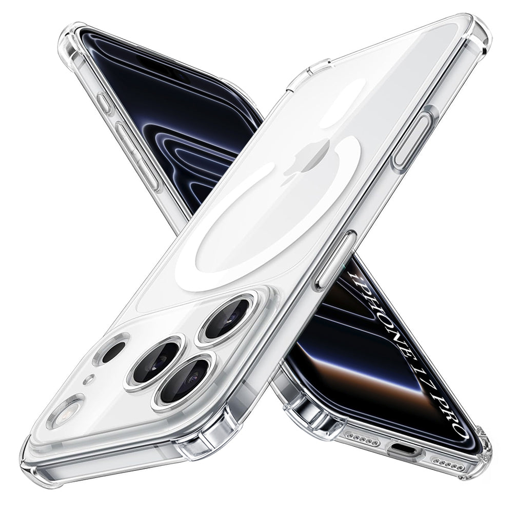 TechSuit Husa de protectie Techsuit Shockproof Clear Silicone MagSafe compatibil cu iPhone 17 Pro, Transparent