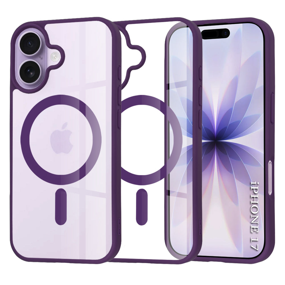TechSuit Husa de protectie Techsuit MagSafe Pro compatibil cu iPhone 17, Mov