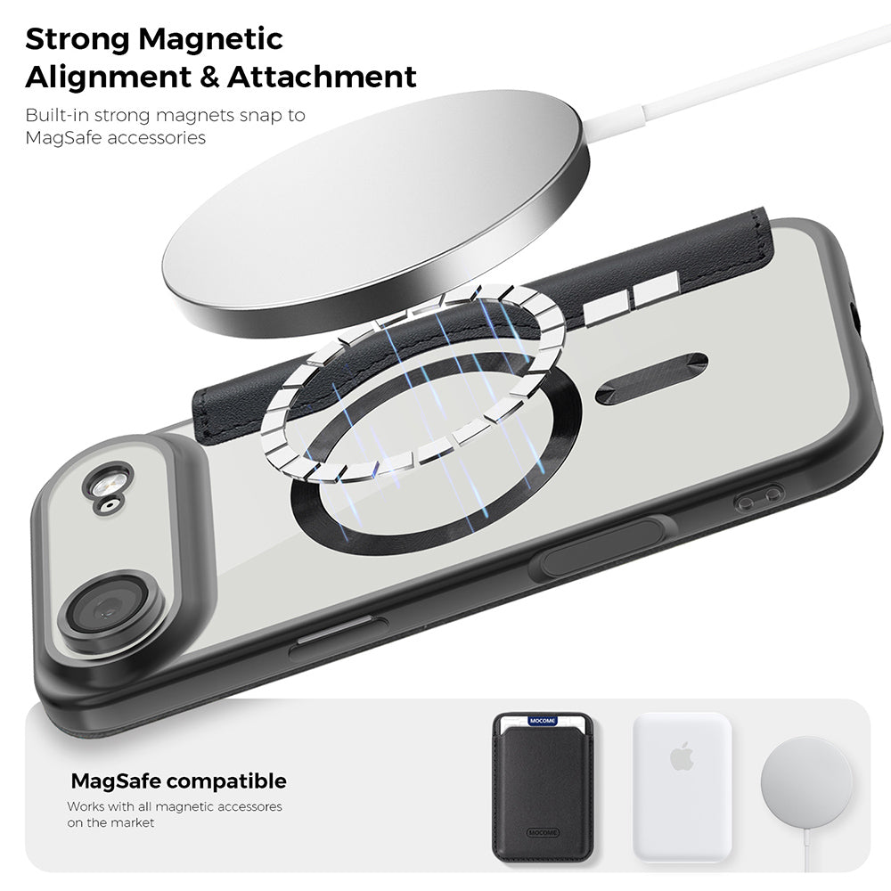 Techsuit - SmartMag Book Case - iPhone 17 Air - Black