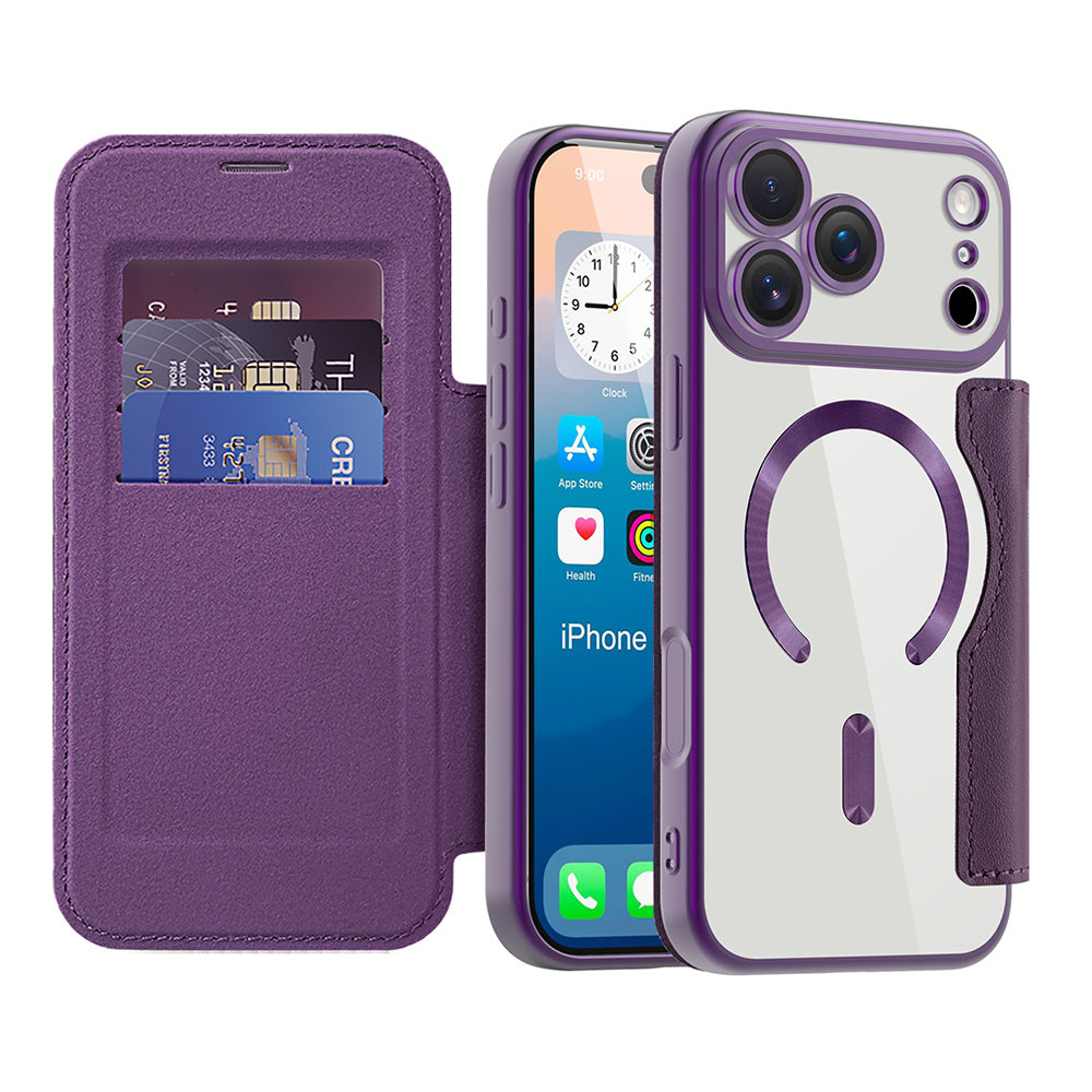 Techsuit - SmartMag Book Case - iPhone 17 Pro Max - Purple