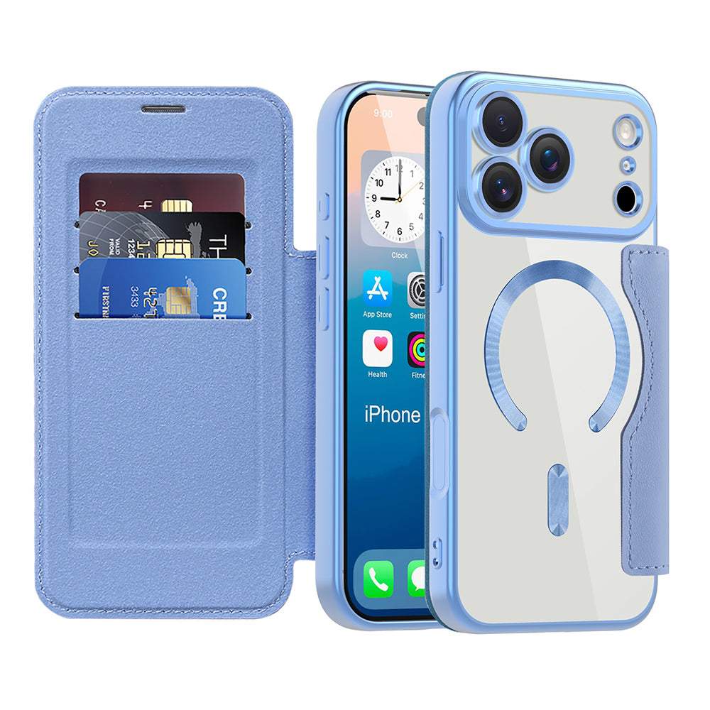 Techsuit - SmartMag Book Case - iPhone 17 Pro Max - Light Blue