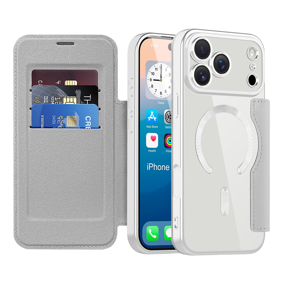 Techsuit - SmartMag Book Case - iPhone 17 Pro - Gray