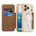 Techsuit - SmartMag Book Case - iPhone 17 Pro - Brown