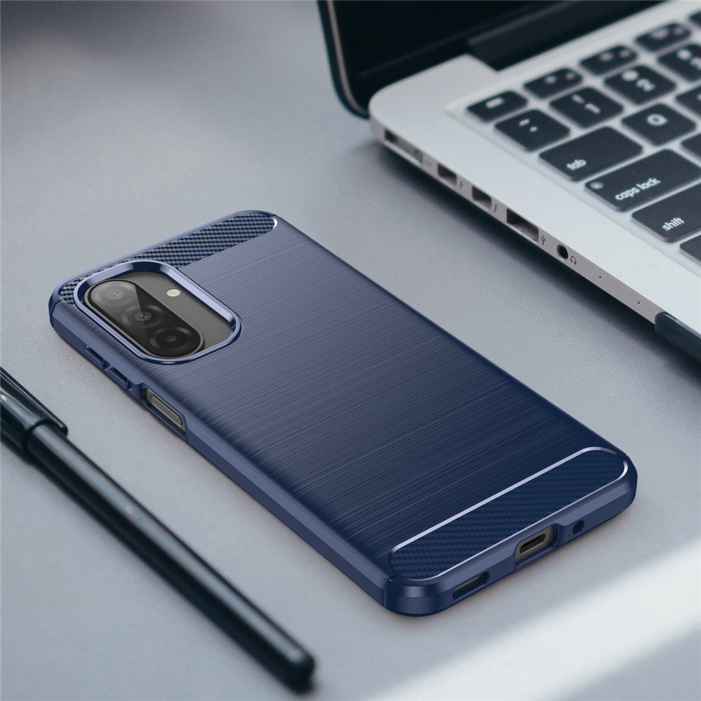 Techsuit - Carbon Silicone - Samsung Galaxy A17 5G / A17 4G / M17 / F17 - Blue