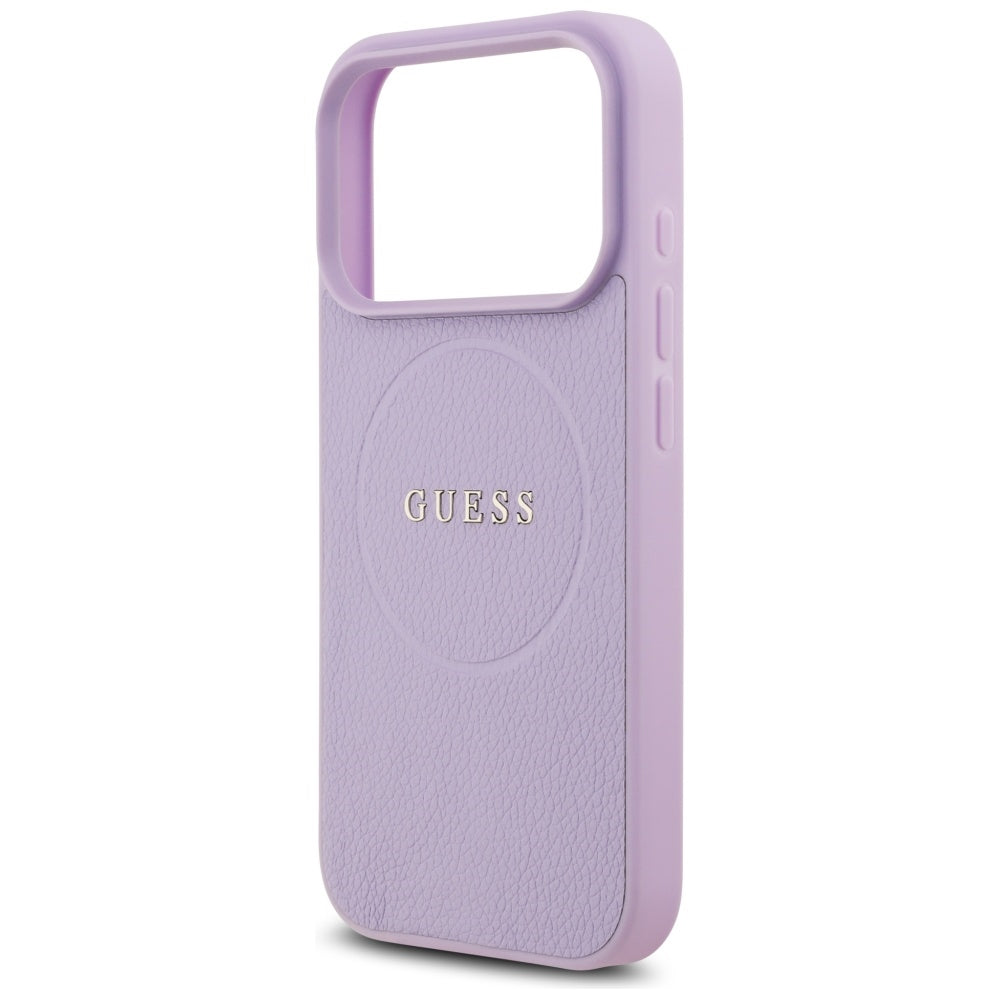 Guess - Grained Gold Ring MagSafe (GUHMP17XPGHSMMU) - iPhone 17 Pro Max - Purple