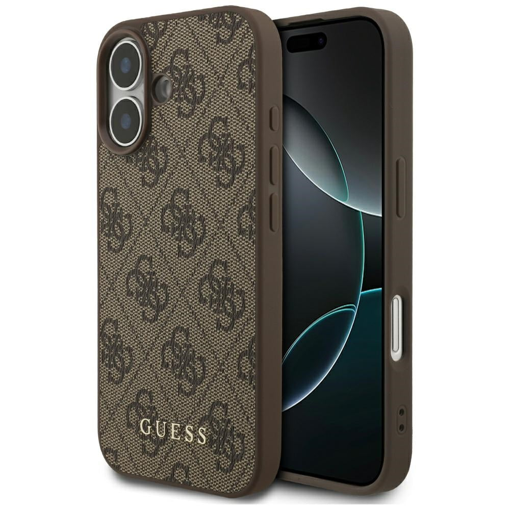 Husa pentru iPhone 17 - Guess Hardcase 4G Classic (GUHCP17SG4GFBR) - Brown