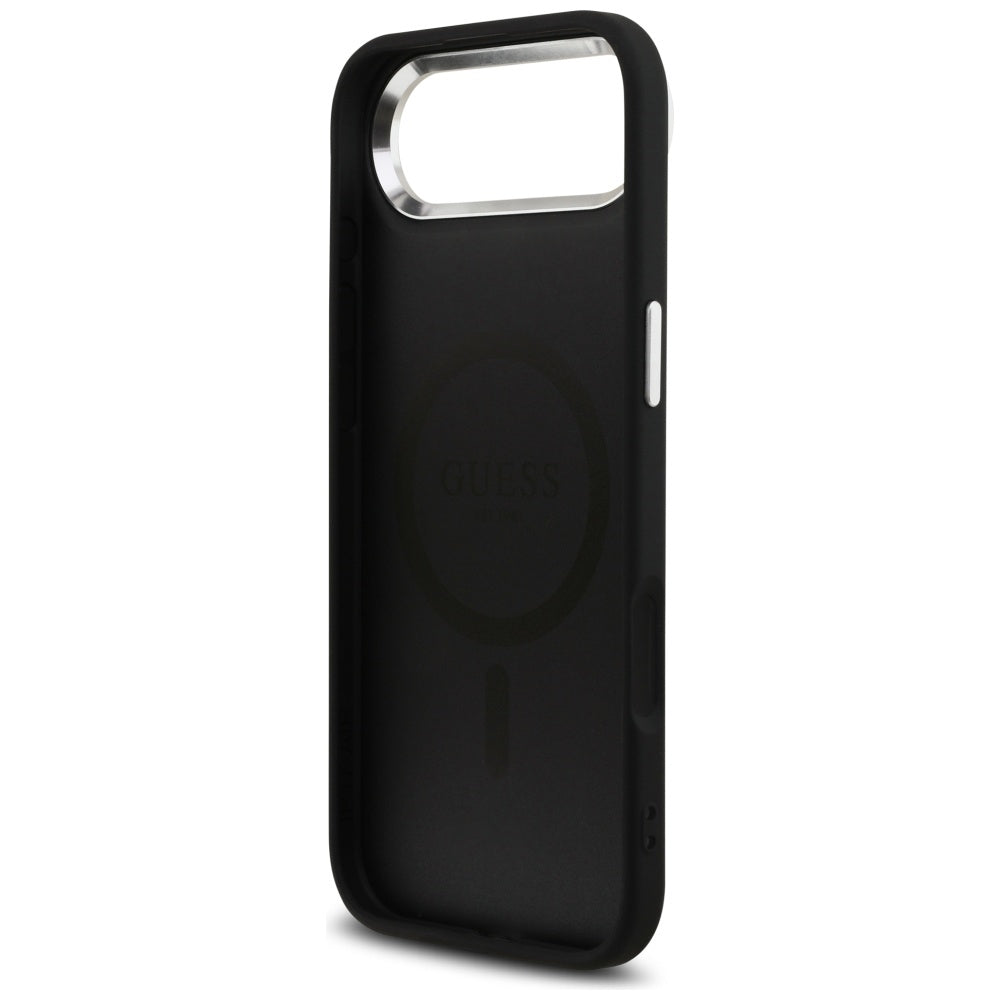 Husa pentru iPhone 17 Air - Guess Hardcase 4G Triangle Logo MagSafe (GUHMP17MP4TSRCMK) - Black