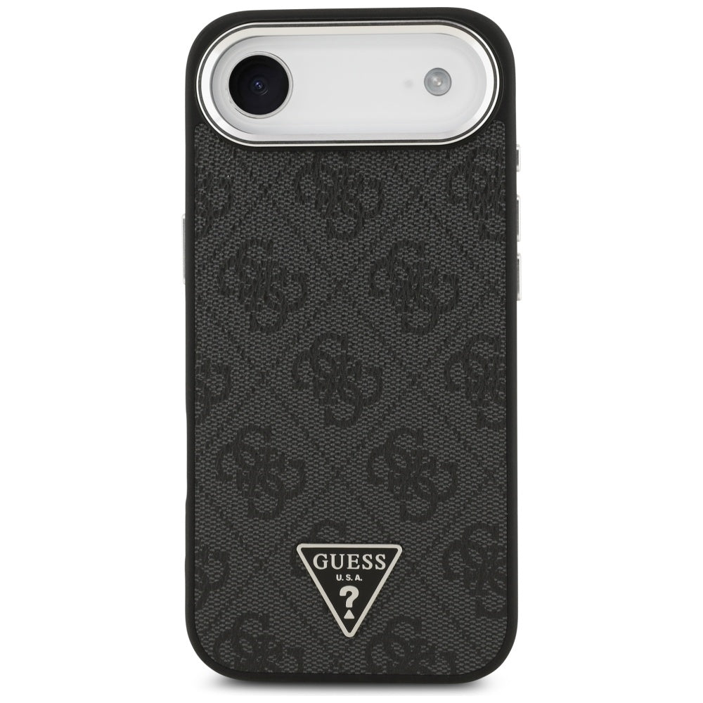 Husa pentru iPhone 17 Air - Guess Hardcase 4G Triangle Logo MagSafe (GUHMP17MP4TSRCMK) - Black