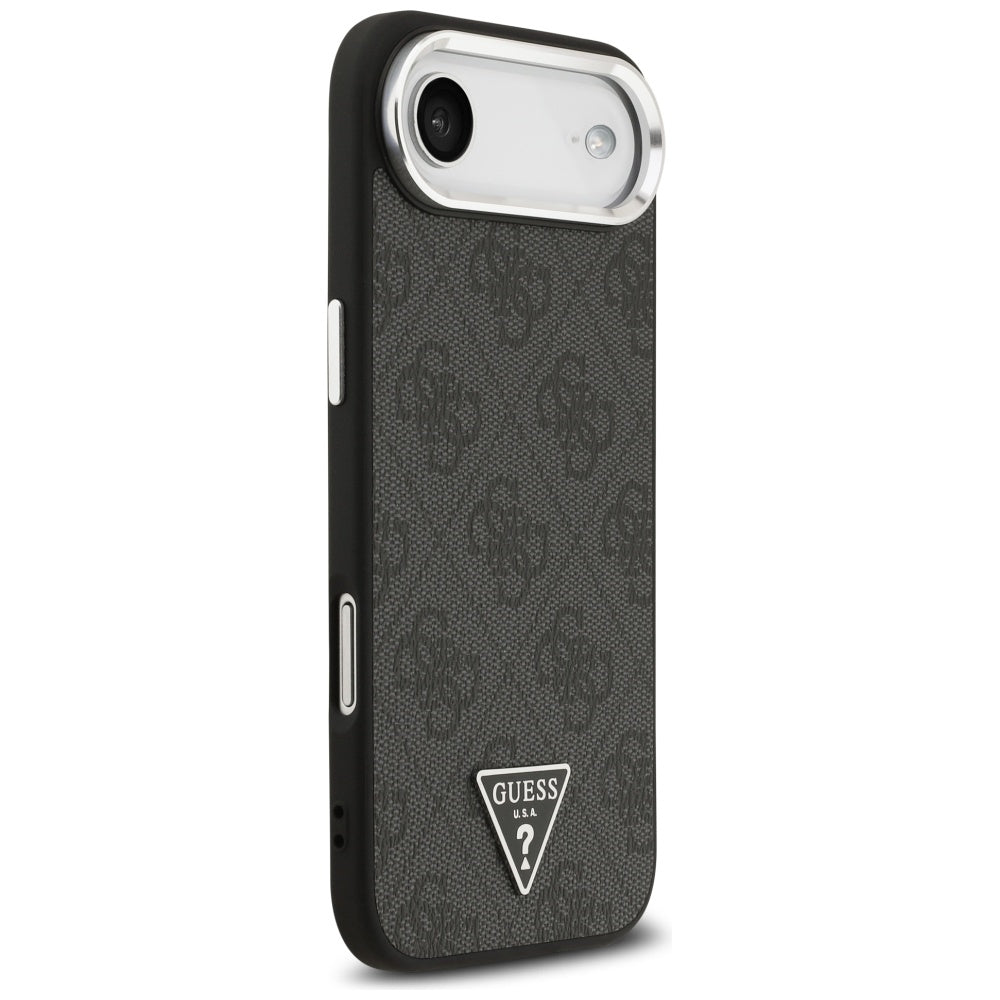 Husa pentru iPhone 17 Air - Guess Hardcase 4G Triangle Logo MagSafe (GUHMP17MP4TSRCMK) - Black