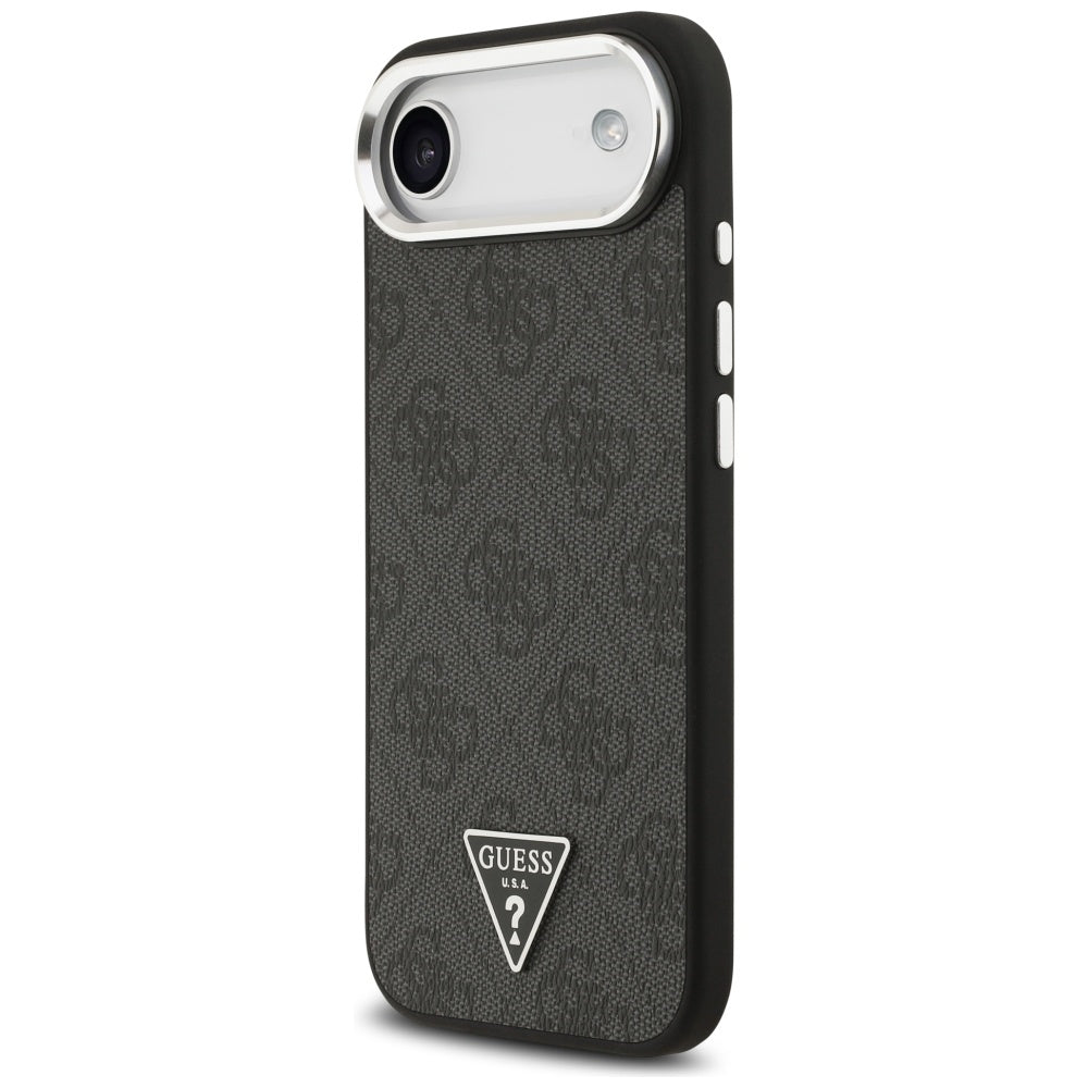 Husa pentru iPhone 17 Air - Guess Hardcase 4G Triangle Logo MagSafe (GUHMP17MP4TSRCMK) - Black