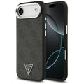 Husa pentru iPhone 17 Air - Guess Hardcase 4G Triangle Logo MagSafe (GUHMP17MP4TSRCMK) - Black