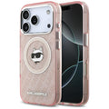 Husa de protectie Karl Lagerfeld IML MagSafe compatibil cu iPhone 17 Pro Max, Albastru