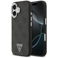 Husa pentru iPhone 17 - Guess Hardcase 4G Triangle Logo MagSafe (GUHMP17SP4TSRCMK) - Black