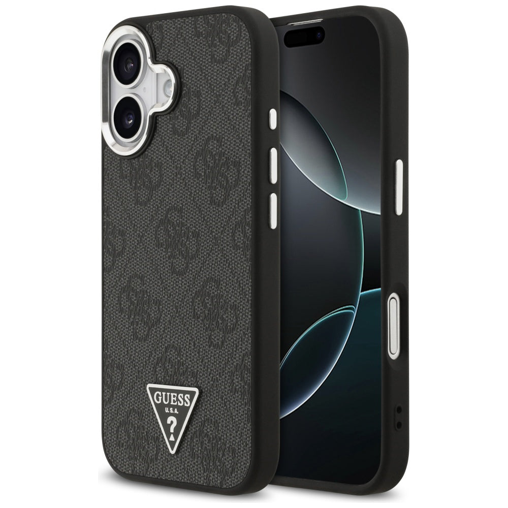 Husa pentru iPhone 17 - Guess Hardcase 4G Triangle Logo MagSafe (GUHMP17SP4TSRCMK) - Black
