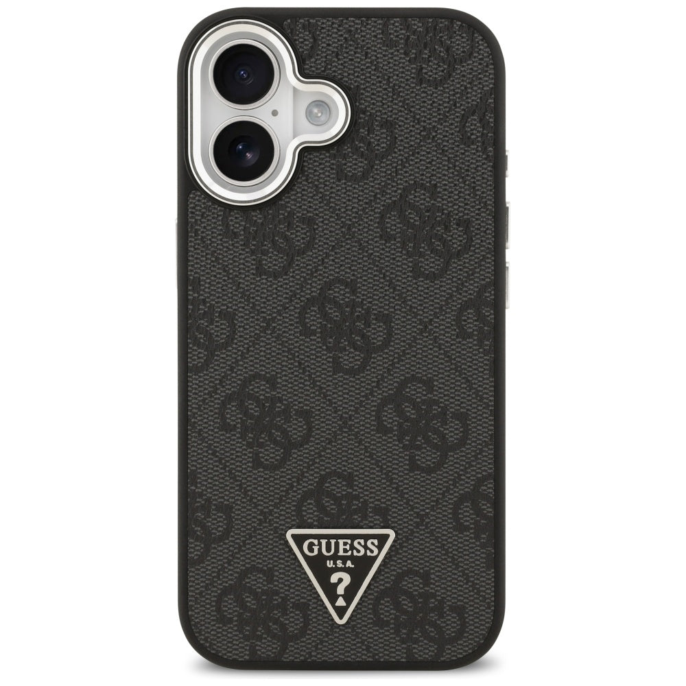 Husa pentru iPhone 17 - Guess Hardcase 4G Triangle Logo MagSafe (GUHMP17SP4TSRCMK) - Black