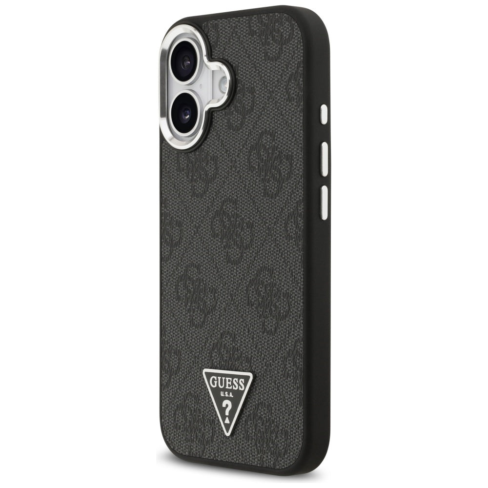 Husa pentru iPhone 17 - Guess Hardcase 4G Triangle Logo MagSafe (GUHMP17SP4TSRCMK) - Black