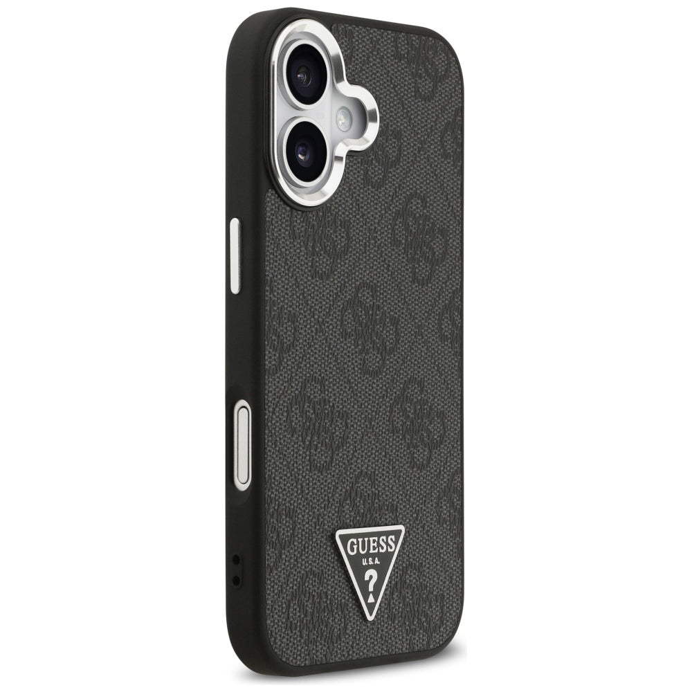 Husa pentru iPhone 17 - Guess Hardcase 4G Triangle Logo MagSafe (GUHMP17SP4TSRCMK) - Black