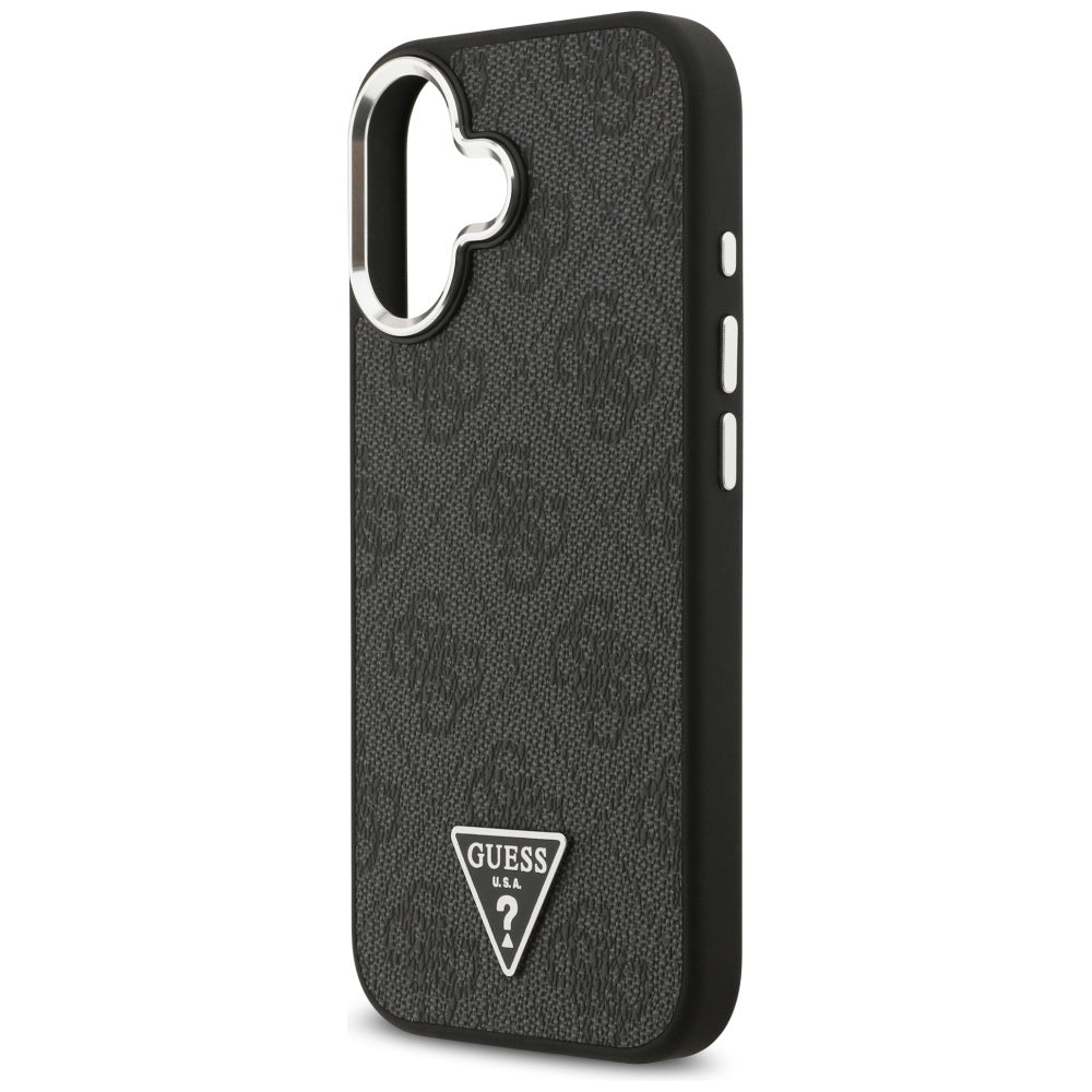 Husa pentru iPhone 17 - Guess Hardcase 4G Triangle Logo MagSafe (GUHMP17SP4TSRCMK) - Black