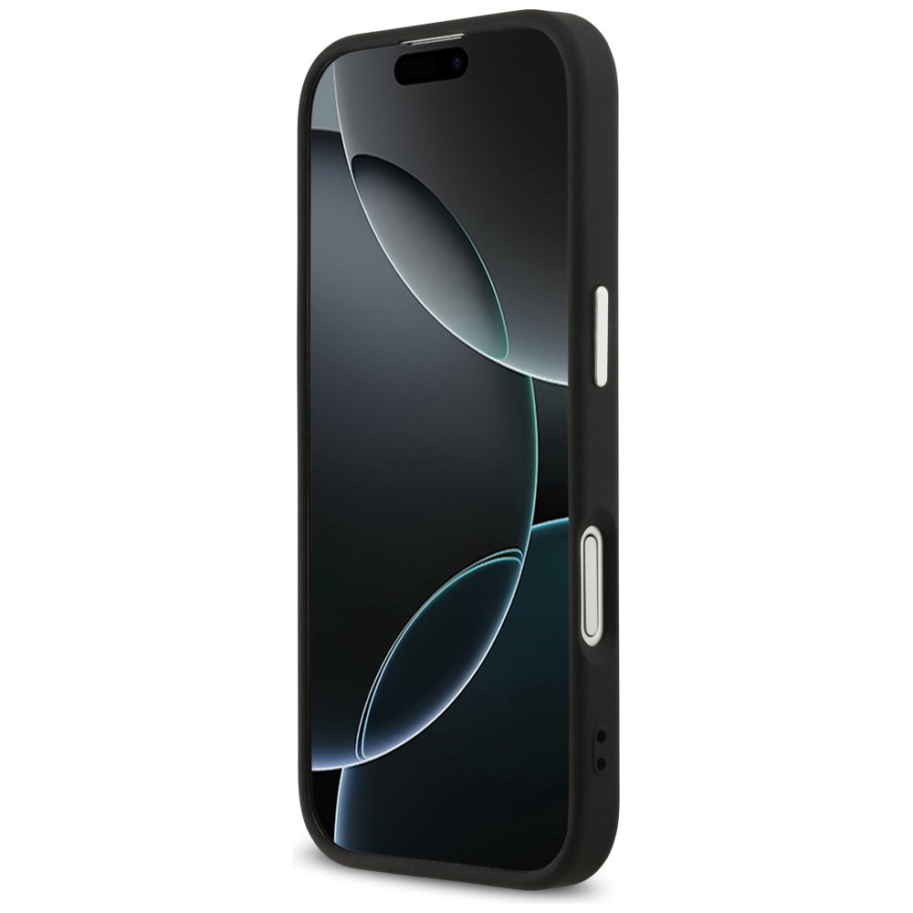 Husa pentru iPhone 17 - Guess Hardcase 4G Triangle Logo MagSafe (GUHMP17SP4TSRCMK) - Black