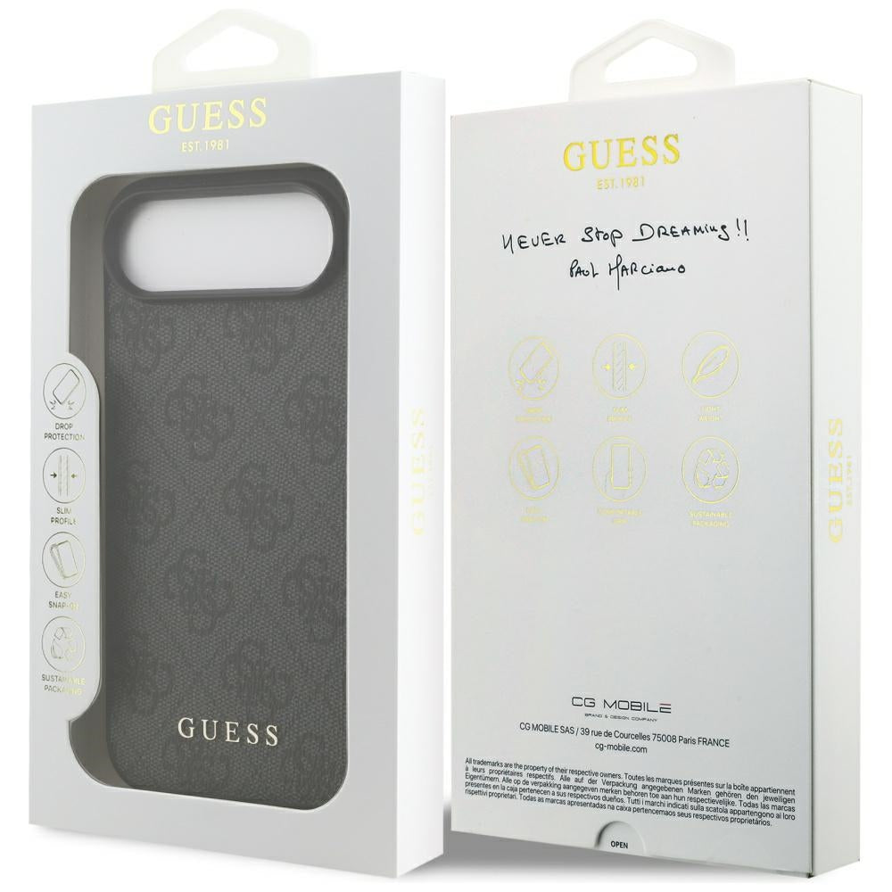 Husa pentru iPhone 17 Air - Guess Hardcase 4G Classic (GUHCP17MG4GFGR) - Black