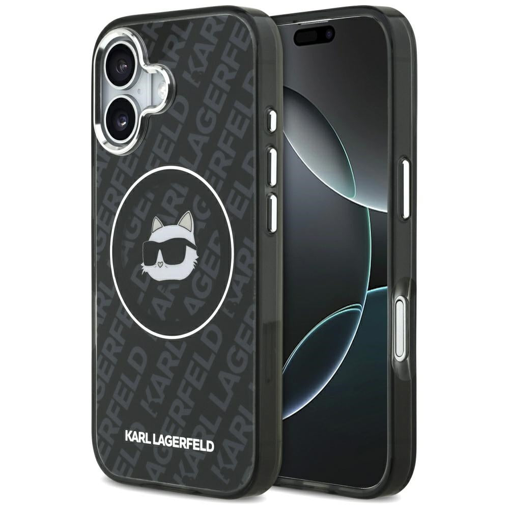 Karl Lagerfeld - IML MagSafe (KLHMP17SHMKBCHOK) - iPhone 17 - Black Choupette`s Head